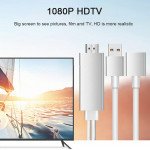 Wholesale USB to HDTV Cable HD Video Adapter to HDMI TV Projector Plug. MHL Screening Mirroring for Smartphones (Silver)